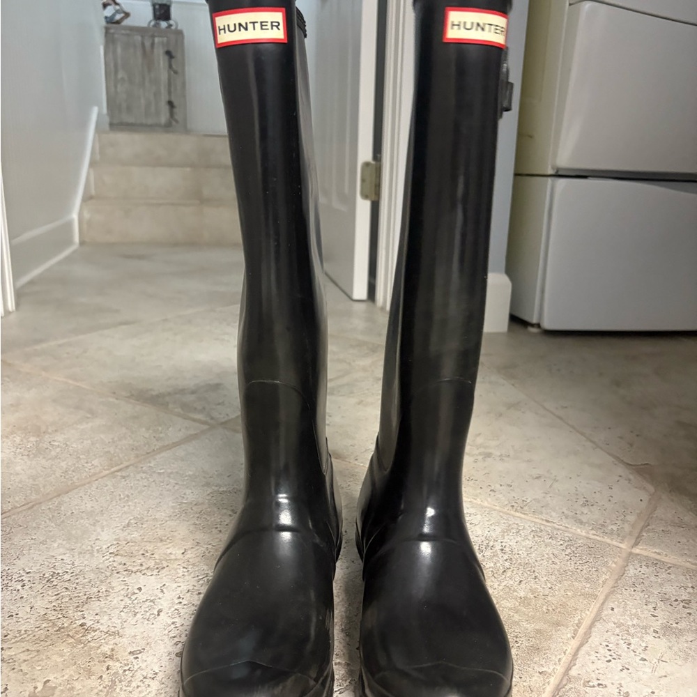 Hunter Classic Black Tall Boots